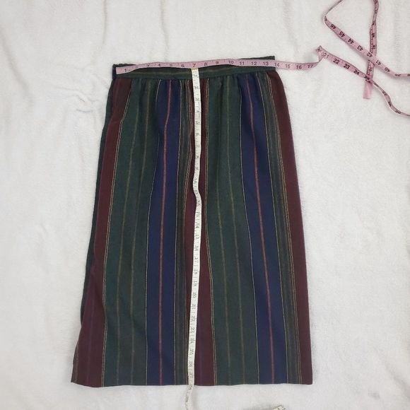 Vintage ILGWU Union Made Striped Skirt - Picture 4 of 8